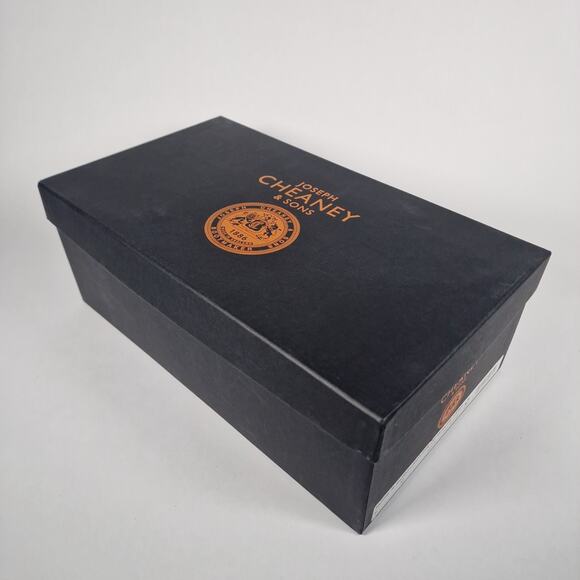 Joseph Cheaney Hope R Burgundy Derby Boots Leather Prince Wales Check US 9 New - Picture 10 of 11